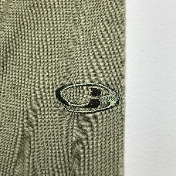 Icebreaker Merino 200 Oasis Long Sleeve Half Zip Base Layer Top Green Small New - Picture 7 of 16